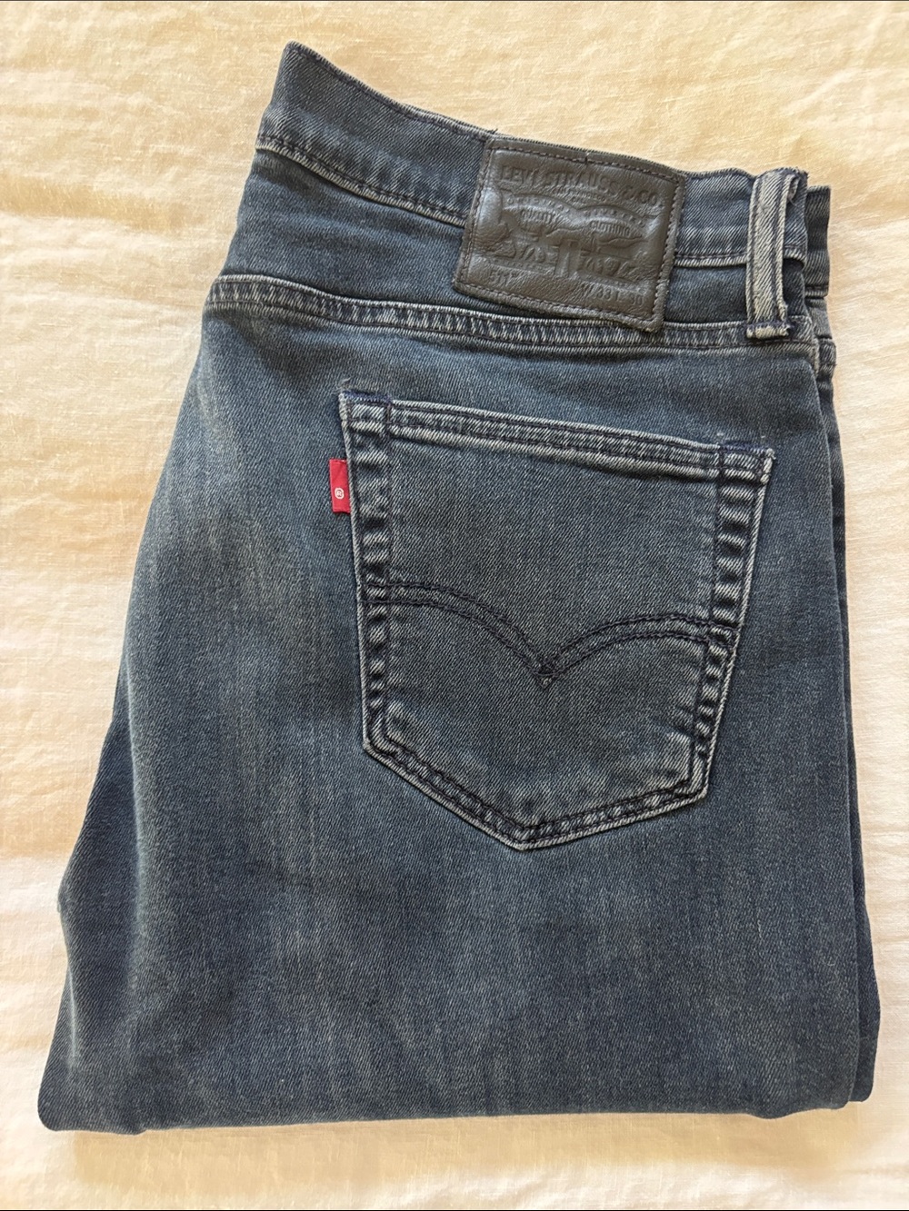 Levi's Blue Slim Straight Denim Jeans 511 33Wx30L